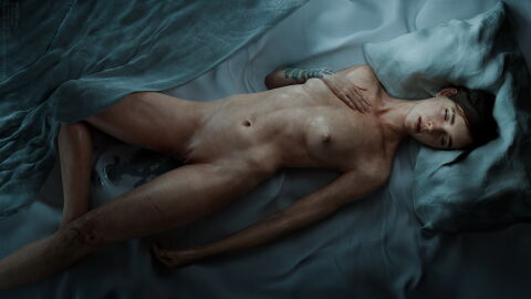 1girls 3d 3d_(artwork) after_masturbation after_orgasm alternate_version_available areolae bed bed_sheet bedroom blanket blender breasts brown_hair casual closed_eyes completely_nude drills3d ellie_(the_last_of_us) ellie_williams female female_focus female_only freckles freckles_on_face hand_on_breast hi_res highres human laying_on_back laying_on_bed light-skinned_female light_skin lying lying_on_back lying_on_bed medium_breasts naughty_dog nipples nude nude_female nudist on_back on_bed pale_skin petite petite_body pillow post-orgasm post_masturbation presenting presenting_breasts presenting_pussy pussy pussy_juice pussy_juice_stain pussy_lips realistic selfdrillingsms skinny sleeping slim small_breasts solo solo_focus sony_interactive_entertainment tattoo tattoo_on_arm tattooed_arm teenage_female teenager the_last_of_us the_last_of_us_2 uncensored vagina viewed_from_above wet wet_sheets