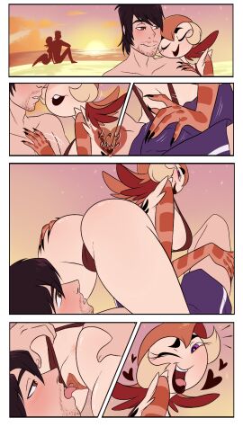 avian bird comic duo female g-blue16 hi_res male male/female ophelia_poensis owl