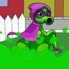 1girls anthro anthrofied ass breasts fart fart_cloud fart_fetish female flora_fauna green_shadow_(pvz) peashooter_(pvz) plant plant_girl plant_humanoid plantie plants_vs._zombies plants_vs_zombies popcap_games pussy