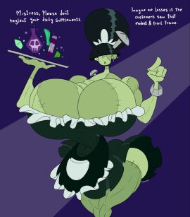 big_breasts breasts female maid ssboix2 tagme tagme_(artist) undead