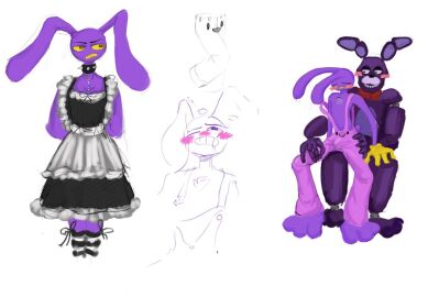 2boys bonnie_(fnaf) femboy five_nights_at_freddy's fnaf glitch_productions jax_(the_amazing_digital_circus) male male/male tadc the_amazing_digital_circus