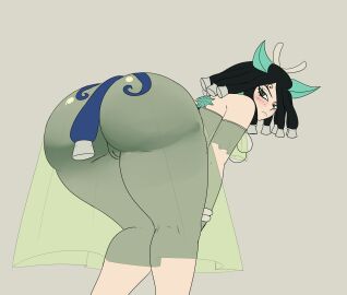 ass ass_focus big_ass dr.stone female garazune kirisame_(dr.stone) pussy vagina