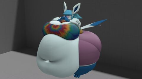 1girls 3d 3d_(artwork) 3d_background 3d_model 3d_render anthro anthro_female anthro_focus anthro_only ass bbw big_ass big_breasts blue_fur breasts bubble_butt burger cleavage eating eating_burger eating_food eeveelution fat fat_anthro fat_belly fat_female female female_anthro female_focus female_only furry furry_female furry_only glaceon hailey_beaumont holding holding_burger holding_food holding_object huge_ass huge_breasts kingofthekabuto obese obese_anthro obese_female oc original_character overweight overweight_anthro overweight_female pokemon pokemon_(species) queenofthekabuto solo ssbbw thick_thighs wide_hips