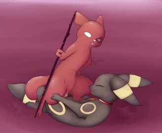 animal_genitalia animal_penis artificer_(rain_world) canine_genitalia canine_penis cdt2s cowgirl_position duo eeveelution female female_on_top feral from_front_position generation_2_pokemon genitals holding_object interspecies lying male male/female nintendo on_back on_bottom on_top penetration penis pokemon pokemon_(species) pussy rain_world sex slugcat umbreon vaginal_penetration videocult