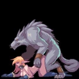1boy 1girls animated anthro anthro_on_female anthro_on_humanoid ass bestiality big_ass big_breasts blonde_hair boots breasts clenched_teeth closed_eyes cum cum_in_pussy cum_inside cum_on_body cum_on_hair cum_overflow cumshot defeated defeated_heroine doggy_style elf elf_ears elf_female female femsub from_behind fucked_into_submission game_cg high_heel_boots high_heels interspecies interspecies_sex karnedraws knee_boots large_breasts larger_male light-skinned_female light_skin long_hair male maledom mature_female mature_male monster_cock monster_rape neck_grab nipples penetration penis pixel_art pointy_ears pussy restrained sex sex_from_behind size_difference slim slim_waist smaller_female spread_legs tamer_vale teratophilia thick_thighs thighs thrusting transparent_background vaginal_penetration werewolf wide_hips