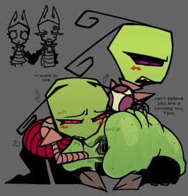 2girls alien alien_girl alien_humanoid anal anal_fingering anal_juice antennae antennae_(anatomy) anus anus_peek ass big_ass big_butt blush blush_lines bodily_fluids bottomless bottomwear butt_sniffing clothed clothing duo duo_female duo_focus eyelashes feet female female/female female_focus female_only fingering gaping gaping_anus green_body green_skin hand_grab hand_holding heart heart_symbol hi_res huge_ass huge_butt humanoid invader_tenn invader_zim irken kneeling lesbian long_antennae maebari multiple_females multiple_girls nanodude78 nickelodeon pants purple_eyes purple_hair pussy pussy_juice pussy_tape rear_view red_eyes smelling smelly_ass smile sniff sniffing sniffing_anus sniffing_ass spread_anus spread_ass spread_butt spreading sweaty_ass tak tak_(invader_zim) tak_(irken)_(invader_zim) teeth tenn_(invader_zim) text thick_eyelashes thick_thighs yellow_teeth yuri