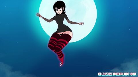 ass ass_focus big_ass big_breasts exhibitionism hi_res hotel_transylvania mavis_dracula moikaloop presenting_ass tagme video