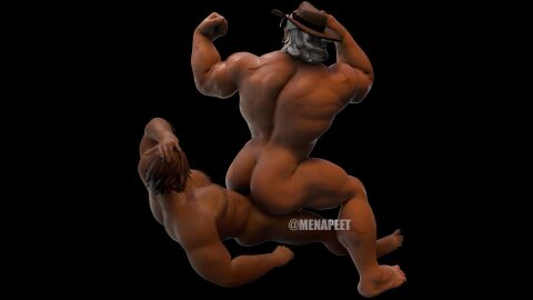 3d age_difference anal anal_sex ass balls bara beard brown_hair cole_cassidy flexing gay light-skinned_male light_skin male male_only male_penetrated male_penetrating male_penetrating_male mature mature_male menapeet_(artist) muscular muscular_male old_male older_male overwatch overwatch_2 penetration penile penile_penetration penis penis_in_ass reinhardt sex white_hair yaoi