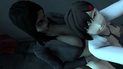 1futa 1girls 3d alley alleyway backshots big_breasts black_hair boob_grab bra brown_eyes brown_hair chainsaw_man clothed_sex codeninesugarspice common_infected_(l4d) common_infected_gyat_(soldierhunterm) eyes_rolling_back female freckles futa_on_female futanari green_penis green_skin higashiyama_kobeni human intersex/female kobeni_higashiyama left_4_dead left_4_dead_(series) left_4_dead_2 long_hair motion_lines office_clothing ponytail self_upload sex sex_from_behind sfm small_breasts source_filmmaker standing standing_sex zombie zombie_girl