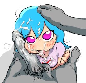 bendoverarts69 blowjob cum_drip cum_in_clothes cum_on_face cute cute_eyes cute_face cute_female feet female fnf fnf_mod friday_night_funkin friday_night_funkin_mod newgrounds original_sky_(friday_night_funkin) sky_(friday_night_funkin) skyverse tongue tongue_out wet_clothes