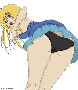 1girls 2024 artist_request ass blonde_female blonde_hair blue_eyes character_name dress female long_hair looking_back maria_robotnik panties sega skirt sonic_(series) tagme tagme_(artist) thighs underwear upskirt upskirt_view white_nails