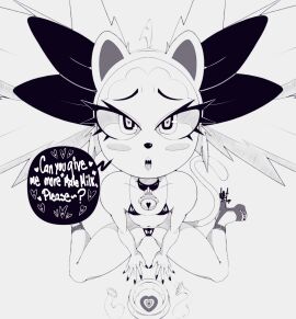 absurd_res anthro bikini breasts cat_ear_headband cat_tail clothing collar condom feeding female fibell_luxbell flat_body flat_chested footwear hi_res high_heels loulouvz micro_bikini nxf1l1a platform_heels roleplay sexual_barrier_device shoes simple_background sitting slim small_breasts solo submissive swimwear two-piece_swimsuit unspecified