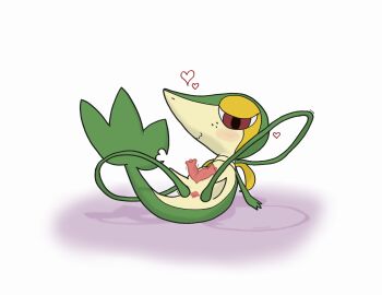 2_penises animal_genitalia animal_penis anus blush diphallia diphallism erection feral freckles generation_5_pokemon genital_slit genitals hemipenes hi_res leaf leaf_tail lying male multi_genitalia multi_penis nintendo on_back otterbutts penis plant pokemon pokemon_(species) presenting simple_background snivy solo spread_anus spreading tail tentacle vines