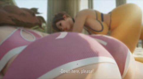 2girls 3d activision ass big_ass big_breasts big_thighs blizzard_entertainment breasts bust busty curvaceous curvy curvy_figure d.va female giantess hana_song hips hourglass_figure huge_ass huge_breasts krieginax large_ass large_breasts legs lena_oxton light-skinned_female light_skin macro macro_female mature mature_female overwatch overwatch_2 scrag_d.va scrag_tracer slim_waist thick thick_hips thick_legs thick_thighs thighs tracer voluptuous waist wide_hips