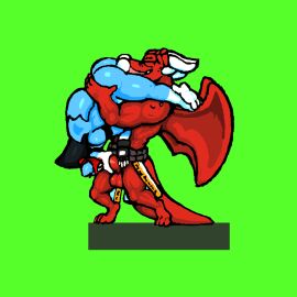 animated ass big_penis cum cum_in_ass furry gay male oh_so_hero! penis yaoi