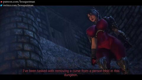 1boy 1girls animated big_ass big_breasts black_hair blowjob bouquetman creampie cum cum_in_mouth cum_in_pussy cum_inside fellatio huge_ass huge_breasts light-skinned_female light-skinned_male longer_than_4_minutes ripped_clothing soul_calibur sound tagme taki video