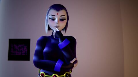 1girls 3d animated ass barefoot belt big_ass dc dc_comics dildo equine_dildo feet female female_only forehead_jewel horsecock_dildo kneeling kneeling_female leotard longer_than_30_seconds masturbation midnightsfm moaning naked nude pleasedbyviolet purple_hair pussy rachel_roth raven_(dc) riding riding_dildo sex_toy soles solo solo_female sound source_request teen_titans toes vaginal_penetration video voice_acted wet wet_pussy white_skin