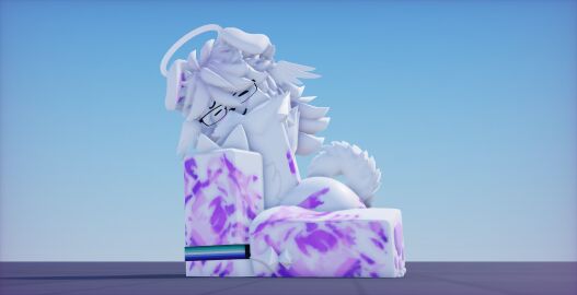 1boy 3d ass baseplate boy canine femboy furry lavender_(lavlavx3) lavlavx3 male purple_fur roblox roblox_studio robloxian self_upload studio tagme white_fur