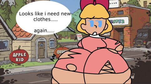 aged_up alternate_version_available annoyed ass ass_focus back_view big_ass big_breasts blonde_hair breasts dialogue dress earthbound exposed_nipple fat_ass female female_only huge_ass human in_public insanepersonart looking_back massive_ass mob_face mother_(series) nintendo no_panties open_mouth paula_jones paula_polestar pie_cut_eyes ripped_clothing skirt