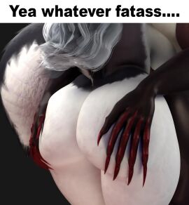 1girls 3d 3d_animation animated anthro ass ass_focus ass_grab big_ass bottom_heavy bubble_butt caption demon demon_girl fat_ass female female_focus furry furry_only gluteal_fold grabbing_another's_ass hands_on_another's_ass hands_on_ass hellhound helluva_boss huge_ass kasdaq large_ass loona_(helluva_boss) massive_ass meme no_sound tagme tail thick_ass thick_thighs thunder_thighs video wide_hips yea_whatever_fatass_(meme)