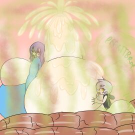 cum cum_inside gakkie gakkiegakks huge_breasts hyper hyper_penis hyper_scat larger_female scat small_dom_big_sub smaller_male