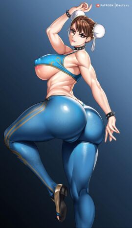 ass big_breasts breasts chun-li female kactzzu muscular muscular_female street_fighter street_fighter_6 street_fighter_v thick_ass thick_thighs thighs underboob