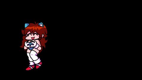 1girls accurate_art_style animated animated_gif big_breasts breasts brunette brunette_hair female female_only flashing friday_night_funkin friday_night_funkin_mod gif girlfriend_(friday_night_funkin) mega_cd_girlfriend mega_cd_locked-on official_animation official_art solo sonic_(series) thighhighs