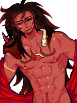 body_hair burning_spice_cookie cookie_run cookie_run_kingdom gay happy_trail male nude piercings tagme