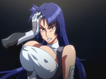 animated animated_gif big_breasts breasts nipples taimanin_(series) taimanin_asagi yatsu_murasaki