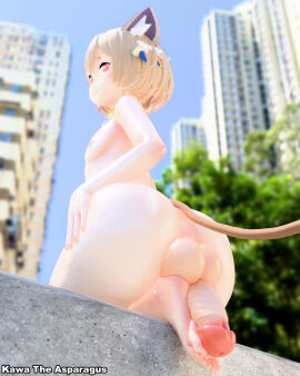 1boy 3d 3d_(artwork) absurd_res animal_ears animal_humanoid ass autofootjob balls big_balls big_butt big_penis blender_(artwork) blender_cycles brown_hair cat_boy cat_ears cat_humanoid catboy digital_media_(artwork) erection feet feet_on_penis felid felid_humanoid feline feline_humanoid felix_argyle femboy feminine_male foot_fetish foot_on_penis foot_play footjob fur genitals glistening glistening_body hair hand_on_butt hi_res huge_balls huge_cock human humanoid humanoid_genitalia humanoid_penis hung_femboy hung_trap kawa_the_asparagus kneeling looking_at_viewer male male_only mammal mammal_humanoid nipples nude penis re:zero_kara_hajimeru_isekai_seikatsu sitting smile solo tail text thick_penis trap