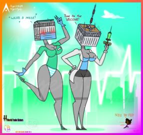 agonywelds angelsagony anthro ass breasts building buildings controversial controversy deki doctor female male needle never_forget offensive panties sketch smaller_male striped_panties taller_female tenna_(angelsagony) thick_ass thick_thighs thighs trollface twin_towers wide_hips worldtradesisters
