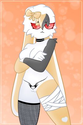 beige_fur bunny bunny_ears grey_fur kit_community red_eyes white_fur