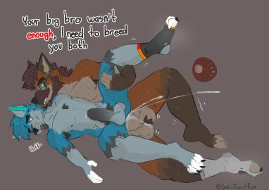 absurd_res age_difference anal anal_impregnation anal_sex anthro anthro_on_anthro anthro_penetrated anthro_penetrating anthro_penetrating_anthro arm_markings armpit_hair ass balls balls_size_difference beard big_balls black_clothing black_footwear black_nose black_socks blue_body blue_hair bodily_fluids body_hair brown_body brown_fur bulge canid canine canis chest_hair clothing cum cum_in_ass cum_inside cum_on_balls cum_on_penis cumshot dominant dominant_male duo ear_tuft ejaculation erection ethan_forestfox eyebrows eyewear eyewear_on_head facial_hair father father_and_child father_and_son father_impregnating_son father_penetrating_son feet foot_markings footwear footwear_only from_behind_position fur genital_fluids genitals glasses grey_body grey_fur hair hairy_balls hand_markings hand_on_leg hi_res humanoid_genitalia humanoid_penis impregnation inbreeding incest leaking_cum leg_markings looking_at_another looking_down looking_down_at_partner looking_pleasured looking_up looking_up_at_partner lying male male/male male_impregnation male_penetrated male_penetrating male_penetrating_male mammal maned_wolf markings markus_blade mature_anthro mature_male mostly_nude multicolored_body multicolored_fur muscular muscular_anthro muscular_male narrowed_eyes nipples nude older_male on_side one_eye_closed one_eye_half-closed one_sock one_sock_on orgasm ovum parent parent_and_child parent_and_son penetration penile penile_penetration penis precum pubes raised_leg rough_sex sex shaking showing_teeth side_view signature simple_background smile socks socks_(marking) socks_only son sperm_cell stomach_bulge sweat sweatdrop sweaty_arms sweaty_face sweaty_legs sweaty_thighs tan_body tan_fur teasing teeth text tongue tongue_out torn_clothing torn_footwear torn_socks tremble_spikes trembling tuft tyke_blade white_clothing white_footwear white_socks wolf yellow_sclera younger_male younger_penetrated