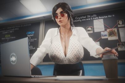 1girls 3d big_ass big_breasts big_thighs breasts curvaceous curvy curvy_figure female hips huge_ass huge_breasts huge_thighs lara_croft large_ass large_breasts large_thighs mature mature_female rhywlad slim_waist teacher thick thick_hips thick_legs thick_thighs thighs tomb_raider translucent_topwear voluptuous waist wide_hips