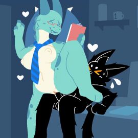 animated bingo_(fringession) black_body black_fur cringession domestic_cat furry gif penetration