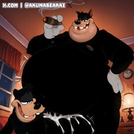 2025 4k a_goofy_movie ai_generated akumabearai anal anal_sex anthro athletic athletic_male bedroom bedroom_background big_belly big_dom_small_sub black_body black_fur black_nose buckteeth canid chubby chubby_anthro chubby_male cum cum_in_ass cum_on_back cum_on_belly cum_overflow cum_string cum_strings curtains dilf disney dog dog_ears domestic_cat dominant dominant_look dominant_male drawer erection excessive_cum excessive_genital_fluids fat fat_belly felid feline furry furry_male furry_only gapped_teeth genital_fluids goof_troop goofy goofy_(disney) hi_res huge_belly lamp lit_cigar looking_at_partner looking_pleasured male male/male male_focus male_nipples male_on_male male_only male_penetrating male_penetrating_male mammal mature mature_male motion_lines narrowed_eyes navel night nipples obese obese_anthro obese_male open_mouth overweight overweight_male pete_(disney) peter_pete_sr. photo_frame pine_tree public_domain self_upload smile smoking smoking_cigar stable_diffusion standing stars submissive submissive_male thrusting thrusting_into_ass twitter_username wall_clock white_gloves window