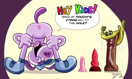 animal_dildo animal_sex_toy animate_inanimate anthro anus ass bent_over bloofy_(inside_out) canid canine canine_dildo canis clothing dildo disney domestic_dog equine_dildo featureless_crotch genitals hat headgear headwear hi_res humanoid_dildo humanoid_genitalia inkbunny inside_out inside_out_2 living_clothing male male_only mammal pixar pouchy_(inside_out) presenting presenting_hindquarters sex_toy syaokitty talking_to_viewer