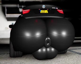 anus ass balls big_balls big_butt black_body bmw car dire_car dire_machine dire_vehicle feral genitals huge_balls huge_butt living_car living_machine living_vehicle machine male presenting presenting_hindquarters puffy_anus rear_view shaking_butt solo tagme vehicle video willie_piv