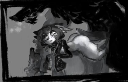 animal_genitalia animal_penis anthro ass big_penis black_and_white bodily_fluids bracketsxxx breath canid canine canine_genitalia canine_penis doggy_style drooling duo eyeshadow feet female fluffy_chest foot_fetish foot_on_penis foot_play from_behind_position fur genital_fluids genitals hood imminent_sex jewelry knot larger_male league_of_legends long_ears looking_at_another lying machine makeup male male/female mammal monochrome mythological_canine mythological_creature mythology necklace on_front penis penis_on_butt precum riot_games saliva sex shadow_(lol) shadow_creature short_stack size_difference sleeves smaller_female snout teeth tencent vex_(league_of_legends) warwick werecanid werecanine werecreature werewolf white_body white_fur wolf yordle