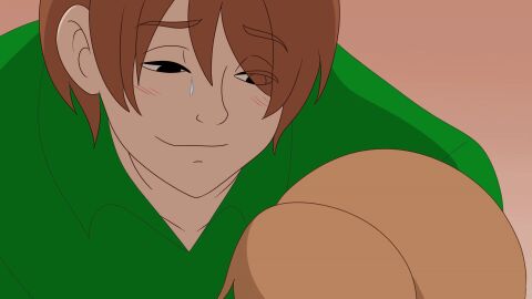 animated discreenvision game_cg gay hairy handjob inusen male male_only milf_boom penis touching_penis