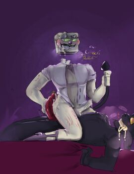 anthro cuphead_(game) devildice king_dice male male_only the_devil_(cuphead) yaoi