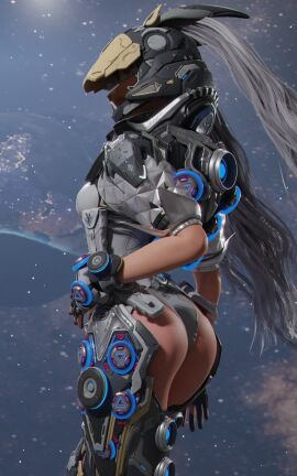 3d ass blender bunny_(the_first_descendant) bunny_costume bunny_girl female girly leotard tagme the_first_descendant