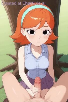 1boy 1girls ai_generated beautiful big_penis breasts cute cute_face emotionless emotionless_female eyebrows feet feet_fetish female female_focus first_person_view gorgeous grabbing handjob human jessica_(rick_and_morty) legs long_penis looking_at_viewer male masturbation medium_breasts nature_background outdoors outside penis pov pov_eye_contact pov_male pussy red_hair redhead_female rick_and_morty rock romantic scar scar_on_face school_uniform schoolgirl sex sexy_body sexy_female short_hair shoulders shy sitting tagme tree trees video