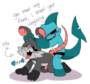 ahe_gao anthro anthro_on_anthro anthro_only big_ears black_sclera blue_blush blue_body blue_fur blue_skin blush blush_lines blushing blushing_female buck_teeth critters_(poppy_playtime) dialogue doggy_style dominant_female ear ear_grab ear_pull eyes_rolling_back fangs female female_on_male female_penetrating_male furry furry_female furry_male furry_only grey_body grey_fur grey_skin hair_tuft maggie_mako_(poppy_playtime) male male/female male_blushing male_penetrated mob_entertainment mouse necklace nightmare_critters no_humans on_knees pachi_rizuu pegging pegging_male penis pink_inner_ear pink_nose poppy_playtime poppy_playtime_(chapter_4) pulling_ears rat rat_ears rat_tail rodent rodent_tail sex shark shark_fin shark_girl shark_tail shark_teeth smiling_critters submissive_male sweat sweating sweaty tail teeth text tongue tongue_out touille_(poppy_playtime_chapter_4) virginity_loss white_background white_pupils