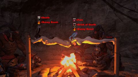 3d all_the_way_through bad_end death female female_death final_fantasy_xiv fire guro imminent_death male missing_limbs rhey_idol