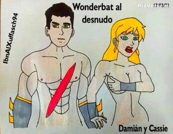 batman cassie_sandsmark damian_wayne dc_comics dcau ibnalxuffasch94 tagme video wonder_woman wonderbat
