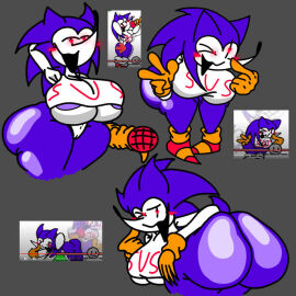 1girls actualbeef anthro ass bending_down bending_over big_ass big_breasts big_butt big_hips blush breasts female female_anthro female_only friday_night_funkin gloves hand_behind_head hand_on_ass hand_on_butt hand_on_hip heart-shaped_pupils hedgehog hedgehog_girl hedgehog_humanoid hips huge_ass huge_butt looking_at_viewer looking_back microphone mostly_nude needlemouse_(character) needlemouse_(series) needlesus nipples no_panties no_pants open_mouth orange_gloves otsosonic_funkin purple_fur pussy red_sclera sarah_henderson_(needlemouse) shirt shoes shoes_without_bottomwear smile smiling smiling_at_viewer thick_thighs thighs white_shirt wink winking_at_viewer