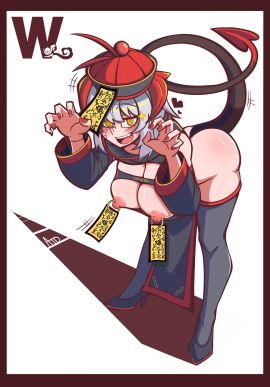 arknights big_boobs big_breasts big_tits boobs breasts commander_lv_c female huge_boobs huge_breast huge_tits jiangshi large_boobs large_breasts large_tits legwear massive_boobs massive_breasts massive_tits nipple_piercing nipples no_sound piercing thick_thighs thighhighs thighs tits w_(arknights)