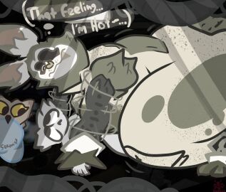 age_difference animatronic anthro areola aroused ass avian big_areola big_ass big_breasts big_butt big_hands big_nipples bird birthmark breasts cables canid canine claws comic confusion cute_expression darkness deformation destroyed dialogue digital_media_(artwork) dominant dominant_female ears_up electronics english_text eyelashes eyeliner fangs female five_nights_at_freddy's five_nights_at_freddy's_2 fox freckled_breasts freckled_face freckles fur girly group hair hi_res horn horror_(theme) huge_areola huge_ass huge_breasts huge_butt huge_head huge_mouth huge_nipples huge_thighs jr's larger_female light lighting machine makeup male mammal mangle_(fnaf) mangle_(jr’s) markings missing_eye monster nipples nude on_top on_top_of open_mouth owl paws provocative questionable_consent relaxed_expression relaxing robot scottgames simple_background size_difference snout submissive submissive_male teeth text thick_thighs trio uulitch