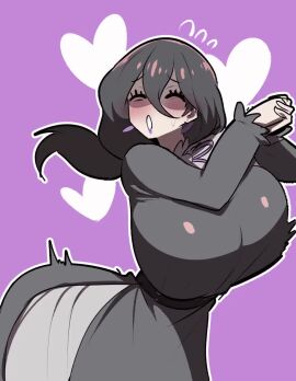 1girls 2025 7:9 <1_second_video animated big_breasts breasts closed_eyes closed_eyes_smile female female_only game_freak geulimykun_(skbyunea413) heart hearts_around_head hex_maniac hex_maniac_(z-a) hi_res highres huge_breasts large_breasts loop looped_animation looping_animation nintendo npc_trainer pokemon pokemon_legends:_z-a purple_background purple_theme short_playtime shorter_than_10_seconds solo solo_female swinging_breasts tagme vertical_video video